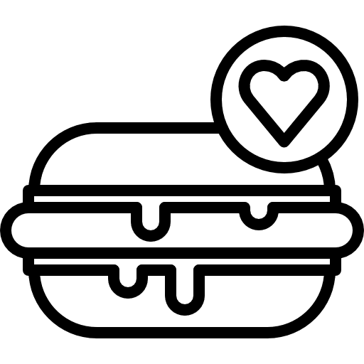 Hot dog junk food sausage food icon