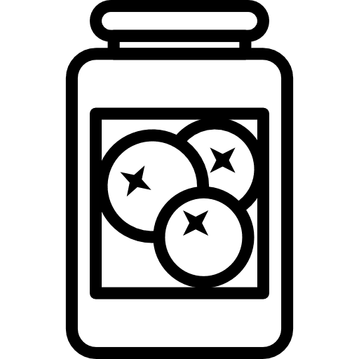 Jam food and restaurant conserve jam icon