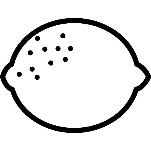 Lemon cooking supermarket citric icon