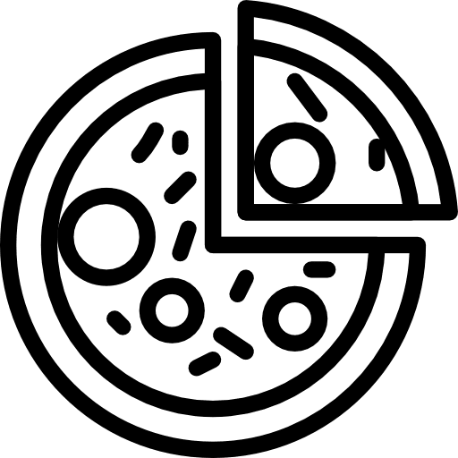 Pizza restaurants italian food pizzas icon