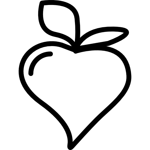 Radish market food diet icon