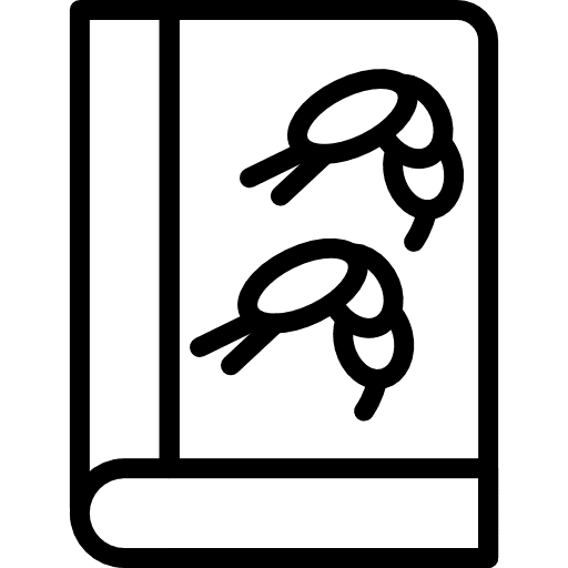 Recipe book book food ingredients icon