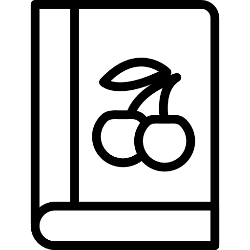 Recipe book recipe book food and restaurant ingredient icon