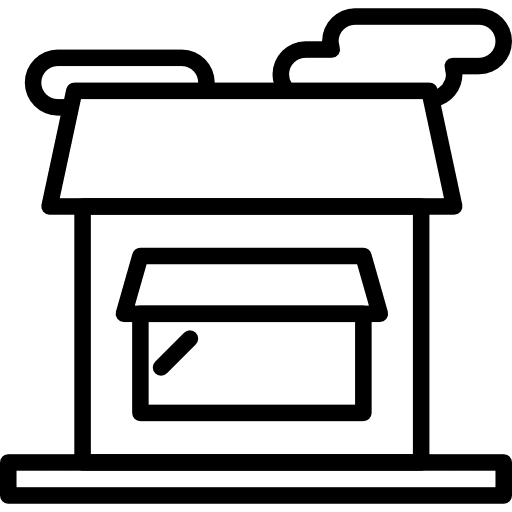 Restaurant buildings business coffee shop icon