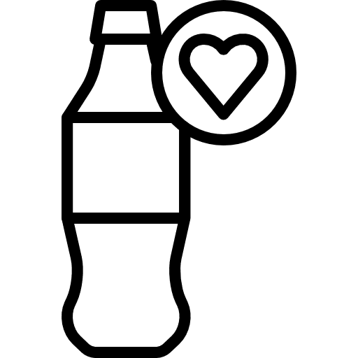 Soft drink fast food beverage nutrition icon