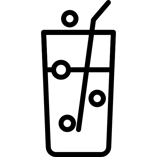 Soft drink glass food and restaurant soft drink icon