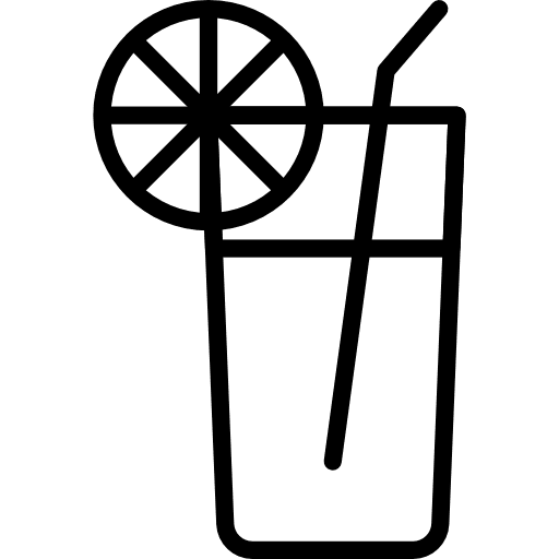 Soft drink lemonade soft drink glass icon