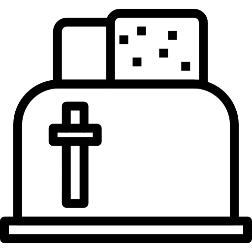 Toaster toaster toast breakfast icon