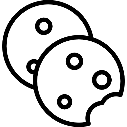 Cookie bakery food cookies icon