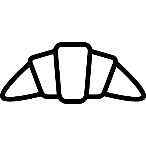 Croissant bread bakery breads icon