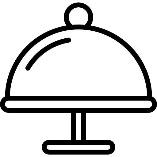 Dinner lunch food food and restaurant icon