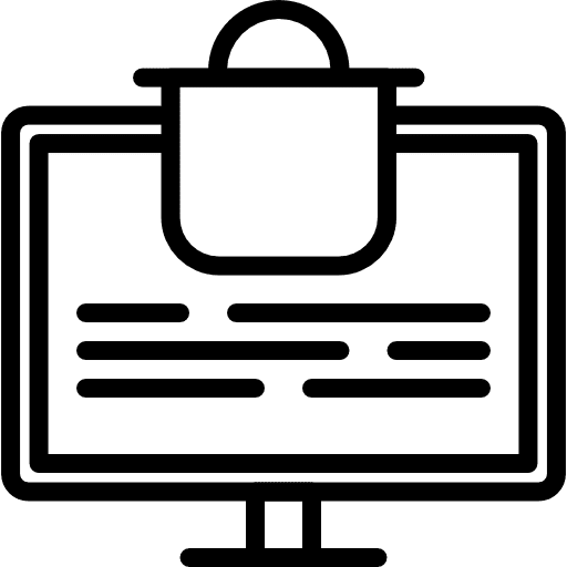 Display tv display television icon