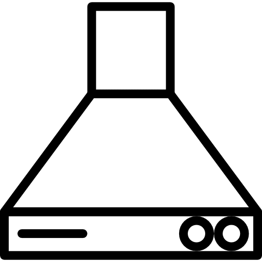 Extractor hood kitchen extractor hood technology icon