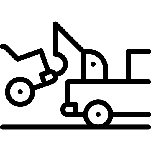 Tow truck security car breakdown transportation icon