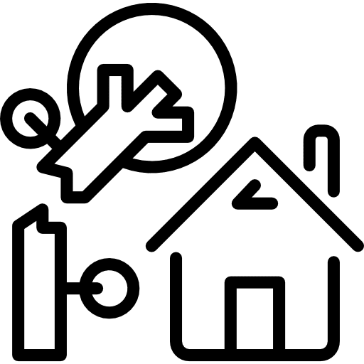 Disaster homes buildings architecture and city icon