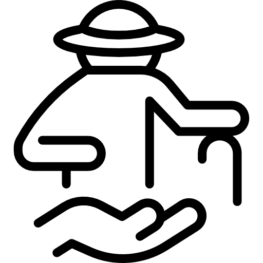 Elderly old old man elderly icon