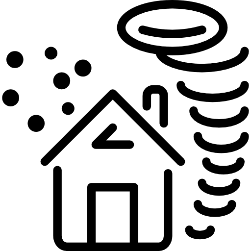 House wind nature architecture and city icon