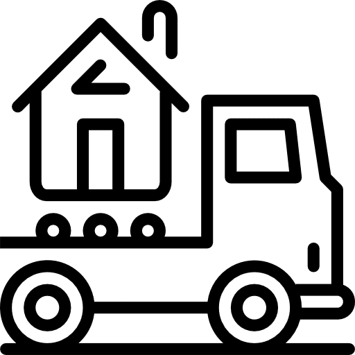 Transport moving truck trucks icon