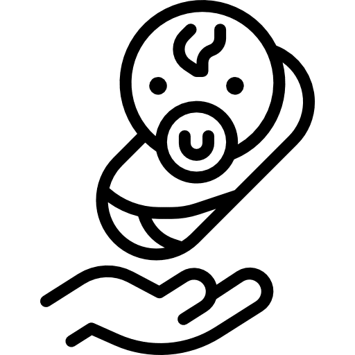 Baby business pregnant insurance icon