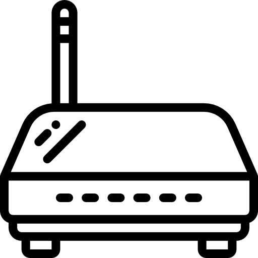 Router wireless communications electronics icon