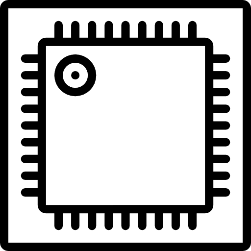 Cpu cpu chip electronic icon