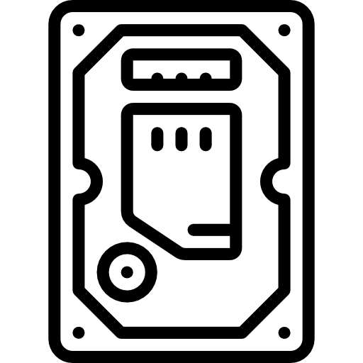 Hdd hdd electronics hard drive icon