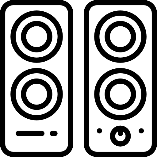 Speakers electronics technology speaker icon