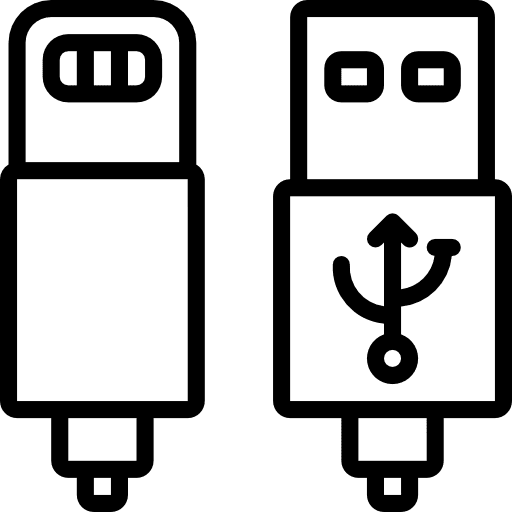 Usb cable technology usb cable electronic icon