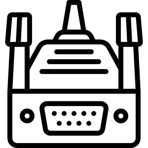 Vga connection electronics vga icon