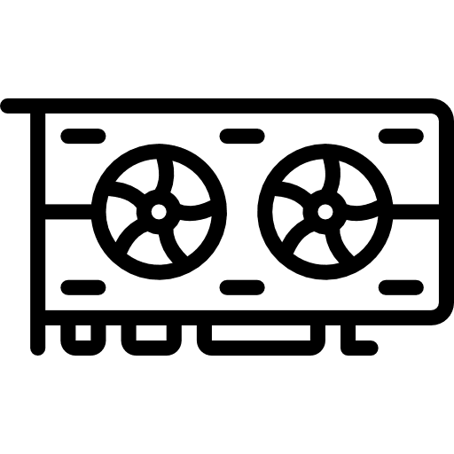 Graphic card device video card graphic card icon