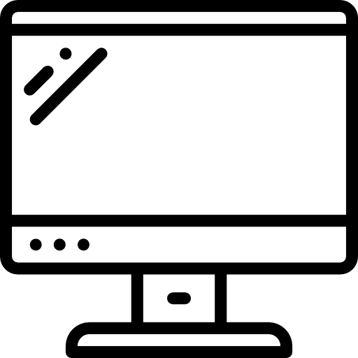 Monitor monitor tv technology icon