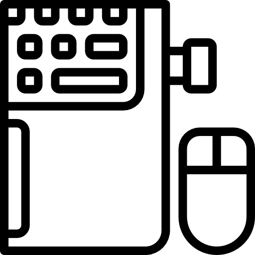 Mouse clicker electronic computing icon