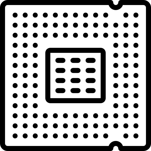 Processor cpu electronics electronic icon