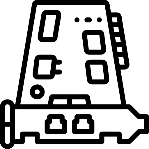 Ram memory technology electronics chip icon