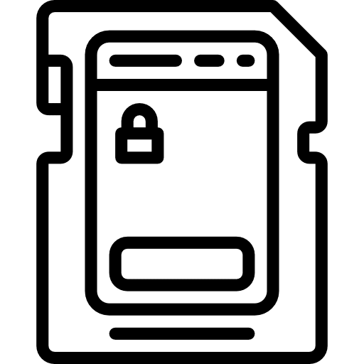 Sd card tool card tools and utensils icon