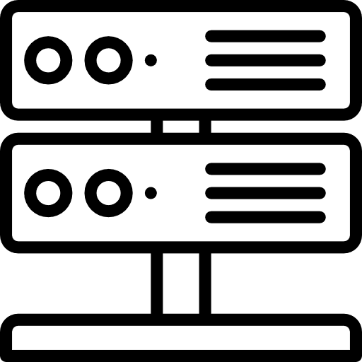 Server multimedia technology files icon