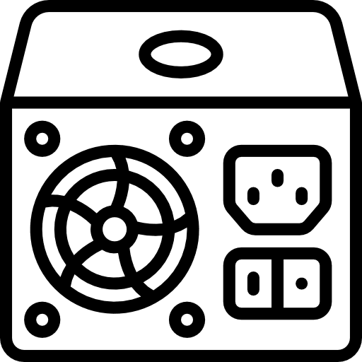 Supply electronics energy supply icon
