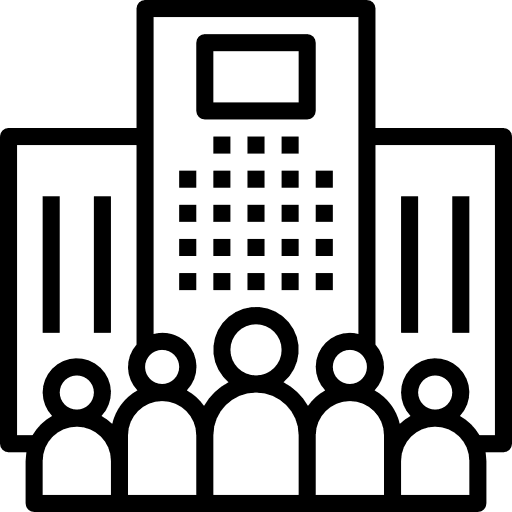 Enterprise entity citizen working icon