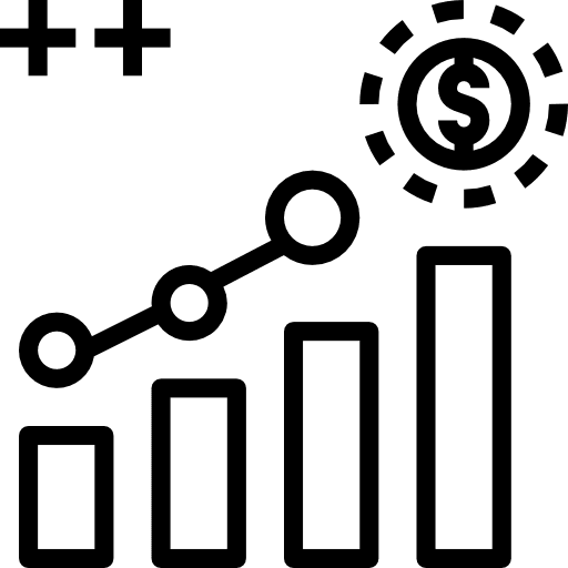 Profit business money growing icon