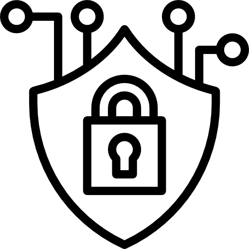 Security antivirus protection defense icon