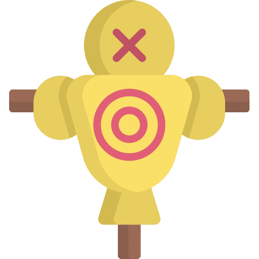 Dummy mannequin training sports and competition icon