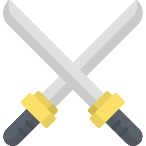 Katana knife weapons miscellaneous icon