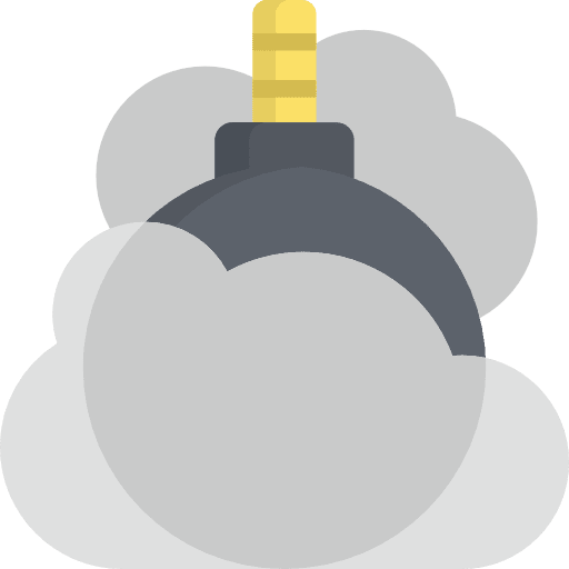 Smoke bomb bomb ninja miscellaneous icon