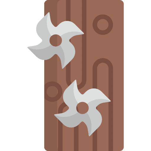 Training ninja martial arts training icon