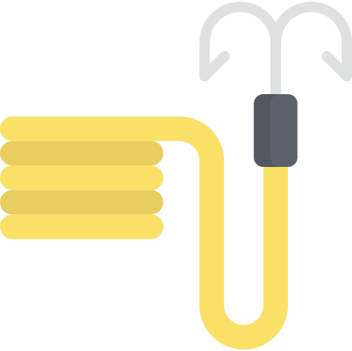 Rope tools and utensils rope jumping icon