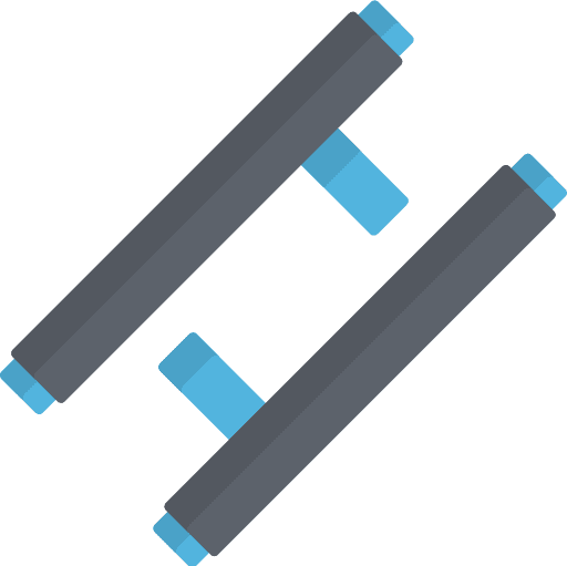 Tonfa people fight battle icon