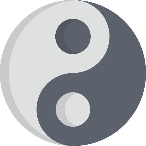 Yin yang yin yang religion signs icon