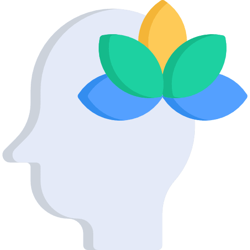 Relaxation psychology mindfulness relax icon