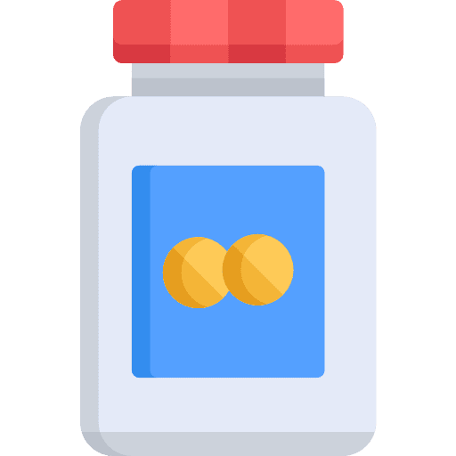 Antidepressants pill pharmacy psychology icon