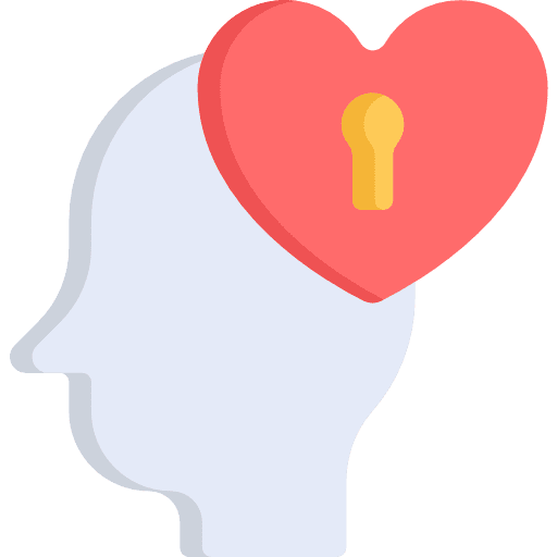 Love avatar security protection icon